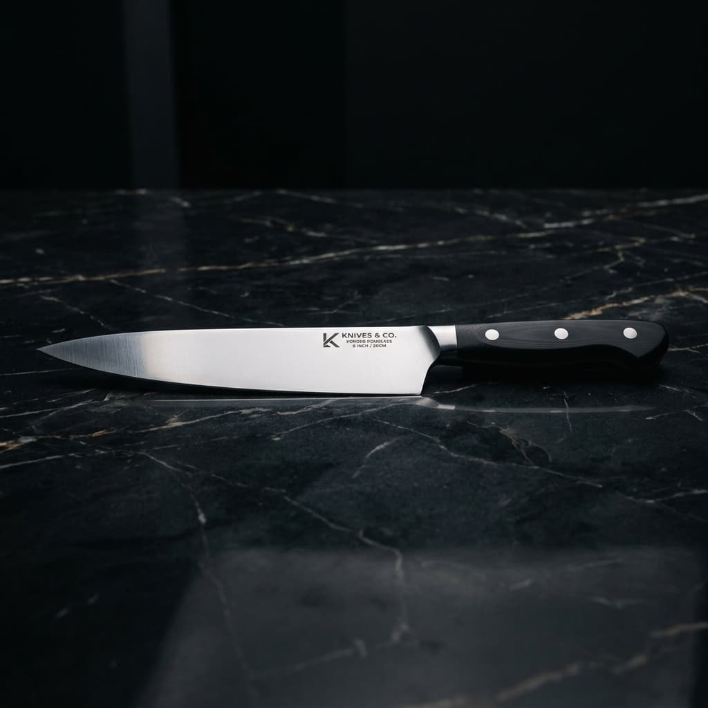 Professional Stainless Steel Chef Knife (8-inch) - 12 Pack
