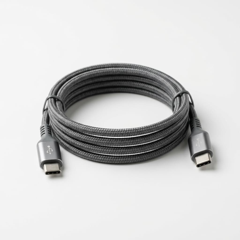 Premium Braided USB-C to USB-C Cable (3ft) - 50 Pack